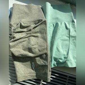 2 pairs of athletic shorts